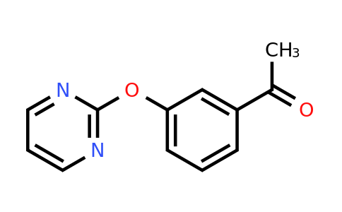 CAS 339105-37-2 | 1-(3-(Pyrimidin-2-yloxy)phenyl)ethanone