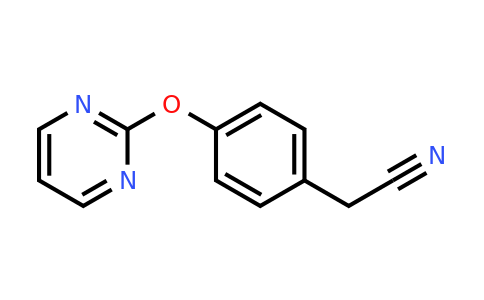 CAS 339105-55-4 | 2-(4-(Pyrimidin-2-yloxy)phenyl)acetonitrile
