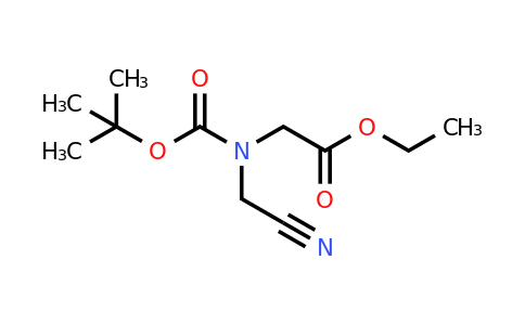 CAS 339182-12-6 | Ethyl [(tert-butoxycarbonyl)(cyanomethyl)amino]acetate
