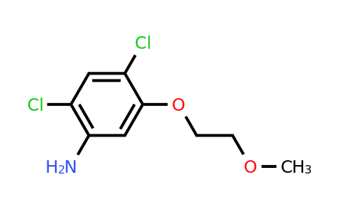CAS 339278-77-2 | 2,4-Dichloro-5-(2-methoxyethoxy)aniline
