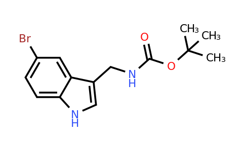CAS 339282-64-3 | tert-Butyl ((5-bromo-1H-indol-3-yl)methyl)carbamate