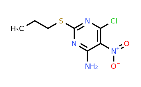 CAS 339286-30-5 | 6-Chloro-5-nitro-2-(propylthio)pyrimidin-4-amine