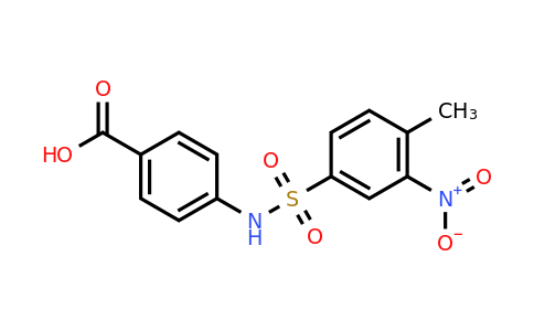 CAS 339289-02-0 | 4-(4-methyl-3-nitrobenzenesulfonamido)benzoic acid