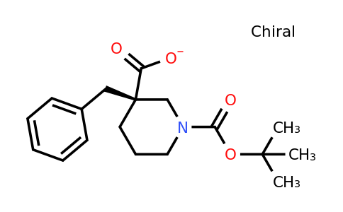 CAS 339539-81-0 | 1,3-Piperidinedicarboxylic acid, 3-(phenylmethyl)-, 1-(1,1-dimethylethyl) ester, (3R)-