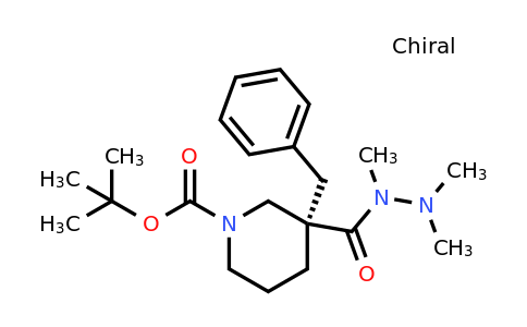 CAS 339539-82-1 | (R)-tert-Butyl 3-benzyl-3-(1,2,2-trimethylhydrazinecarbonyl)piperidine-1-carboxylate