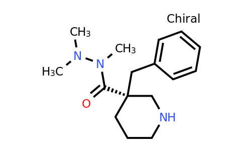 CAS 339539-84-3 | 3-Piperidinecarboxylic acid, 3-(phenylmethyl)-, 1,2,2-trimethylhydrazide, (3R)-