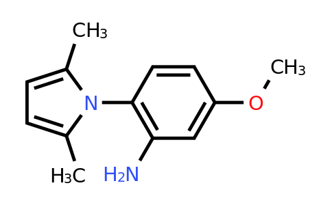 CAS 340304-93-0 | 2-(2,5-Dimethyl-1H-pyrrol-1-yl)-5-methoxyaniline