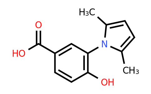 CAS 340315-24-4 | 3-(2,5-Dimethyl-1H-pyrrol-1-yl)-4-hydroxybenzoic acid