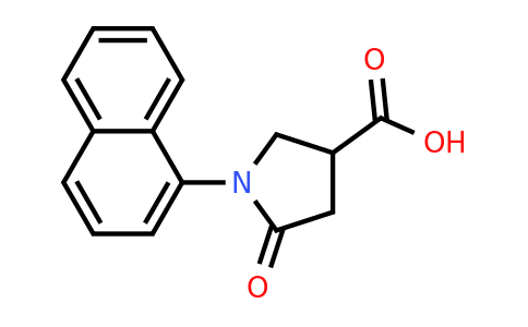 CAS 340319-91-7 | 1-(naphthalen-1-yl)-5-oxopyrrolidine-3-carboxylic acid