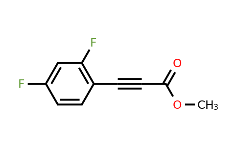 CAS 340772-56-7 | methyl 3-(2,4-difluorophenyl)prop-2-ynoate