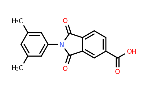 CAS 340828-06-0 | 2-(3,5-Dimethylphenyl)-1,3-dioxoisoindoline-5-carboxylic acid