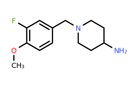 CAS 340984-94-3 | 1-[(3-Fluoro-4-methoxyphenyl)methyl]piperidin-4-amine