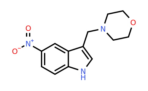 CAS 3414-70-8 | 4-((5-Nitro-1H-indol-3-yl)methyl)morpholine