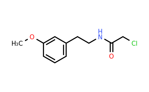 CAS 34162-12-4 | 2-Chloro-N-(3-methoxyphenethyl)acetamide