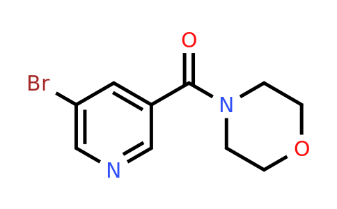 CAS 342013-81-4 | (5-Bromopyridin-3-YL)-morpholin-4-YL-methanone