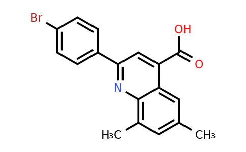 CAS 342017-99-6 | 2-(4-Bromophenyl)-6,8-dimethylquinoline-4-carboxylic acid