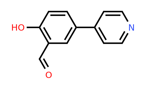 CAS 342037-21-2 | 2-Hydroxy-5-(pyridin-4-yl)benzaldehyde