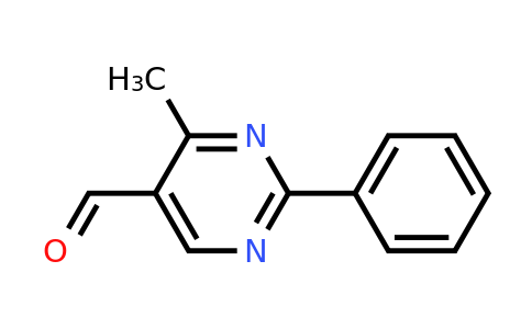CAS 342405-36-1 | 4-Methyl-2-phenylpyrimidine-5-carbaldehyde