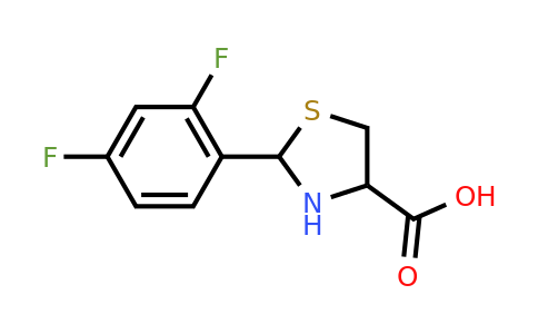 CAS 342412-35-5 | 2-(2,4-Difluorophenyl)-1,3-thiazolidine-4-carboxylic acid