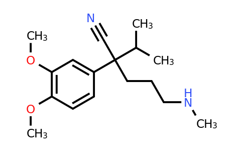 CAS 34245-14-2 | 2-(3,4-Dimethoxyphenyl)-2-isopropyl-5-(methylamino)pentanenitrile