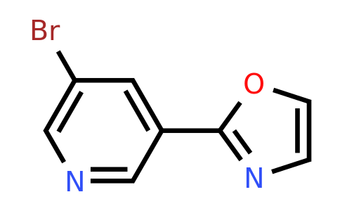 CAS 342600-96-8 | 2-(5-Bromopyridin-3-YL)oxazole