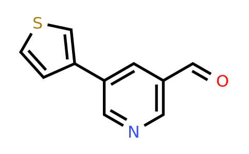 CAS 342601-30-3 | 5-(Thiophen-3-yl)nicotinaldehyde