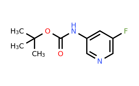 CAS 342603-20-7 | tert-butyl N-(5-fluoropyridin-3-yl)carbamate