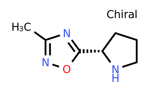 CAS 343246-61-7 | (S)-3-methyl-5-(2-pyrrolidinyl)-1,2,4-oxadiazole