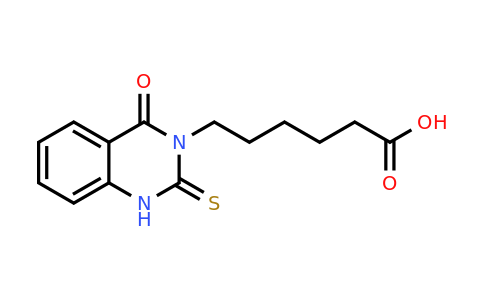 CAS 34330-08-0 | 6-(4-oxo-2-sulfanylidene-1,2,3,4-tetrahydroquinazolin-3-yl)hexanoic acid