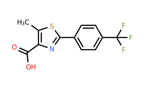 CAS 343322-66-7 | 5-methyl-2-[4-(trifluoromethyl)phenyl]-1,3-thiazole-4-carboxylic acid