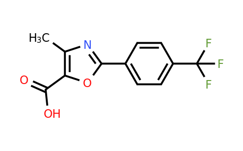 CAS 343322-73-6 | 4-Methyl-2-(4-(trifluoromethyl)phenyl)oxazole-5-carboxylic acid
