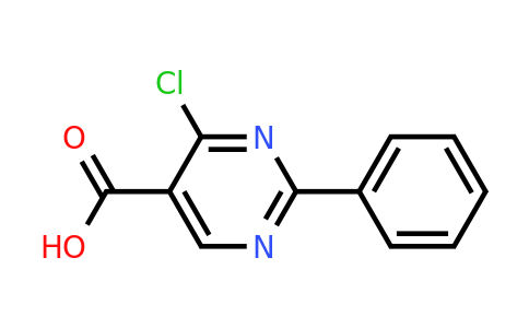 CAS 343349-20-2 | 4-Chloro-2-phenylpyrimidine-5-carboxylic acid