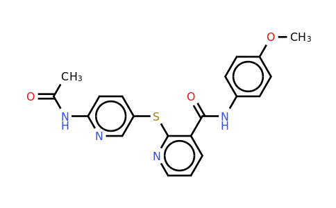 CAS 343373-15-9 | 2-([6-(Acetylamino)-3-pyridinyl]sulfanyl)-N-(4-methoxyphenyl)nicotinamide