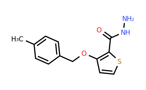 CAS 343375-82-6 | 3-((4-Methylbenzyl)oxy)thiophene-2-carbohydrazide