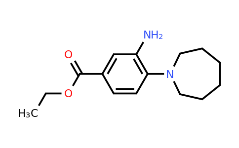 CAS 343617-55-0 | Ethyl 3-amino-4-(azepan-1-yl)benzoate
