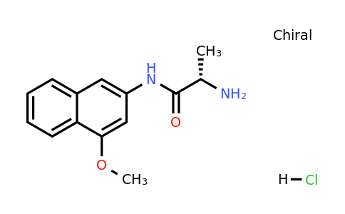 CAS 3438-14-0 | (S)-2-Amino-N-(4-methoxynaphthalen-2-yl)propanamide hydrochloride