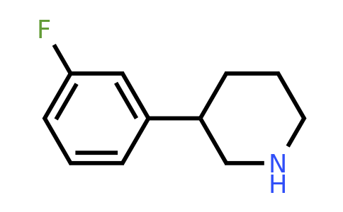 CAS 343856-71-3 | 3-(3-Fluorophenyl)piperidine