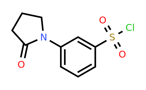 CAS 344312-54-5 | 3-(2-oxopyrrolidin-1-yl)benzenesulfonyl chloride