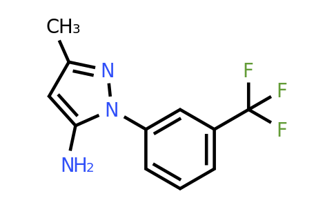 CAS 345-07-3 | 3-methyl-1-[3-(trifluoromethyl)phenyl]-1H-pyrazol-5-amine