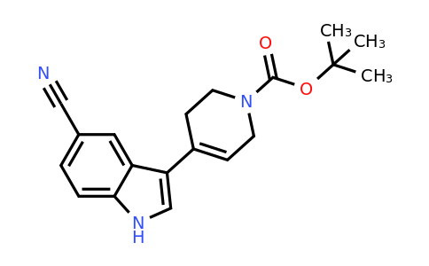 CAS 345235-76-9 | tert-butyl 4-(5-cyano-1H-indol-3-yl)-3,6-dihydropyridine-1(2H)-carboxylate