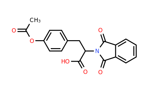 CAS 345585-35-5 | 3-[4-(acetyloxy)phenyl]-2-(1,3-dioxo-2,3-dihydro-1H-isoindol-2-yl)propanoic acid