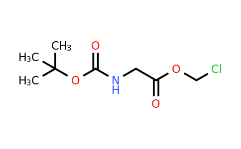 CAS 34573-36-9 | Chloromethyl 2-{[(tert-butoxy)carbonyl]amino}acetate