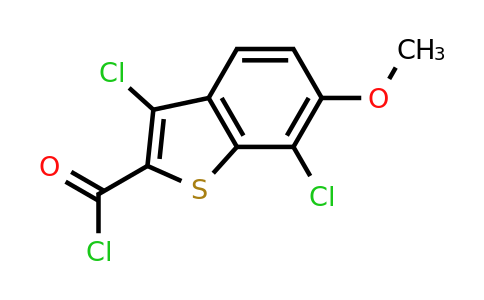 CAS 34576-80-2 | 3,7-Dichloro-6-methoxybenzo[b]thiophene-2-carbonyl chloride