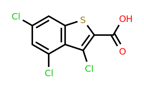 CAS 34576-90-4 | 3,4,6-trichloro-1-benzothiophene-2-carboxylic acid