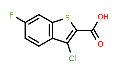 CAS 34576-92-6 | 3-chloro-6-fluoro-1-benzothiophene-2-carboxylic acid