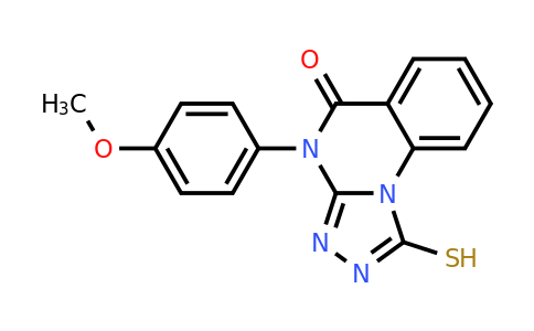 CAS 345936-00-7 | 4-(4-methoxyphenyl)-1-sulfanyl-4H,5H-[1,2,4]triazolo[4,3-a]quinazolin-5-one