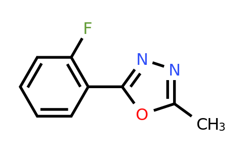 CAS 345994-68-5 | 2-(2-fluorophenyl)-5-methyl-1,3,4-oxadiazole