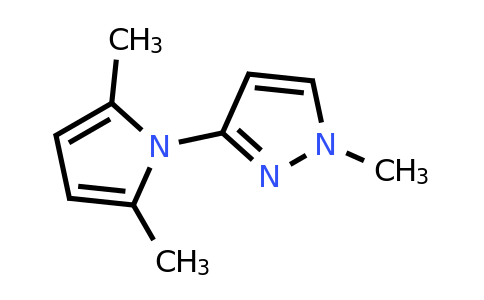 CAS 34605-66-8 | 3-(2,5-Dimethyl-1H-pyrrol-1-yl)-1-methyl-1H-pyrazole