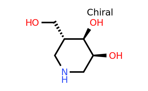 CAS 346408-24-0 | (3S,4R,5R)-5-(Hydroxymethyl)piperidine-3,4-diol
