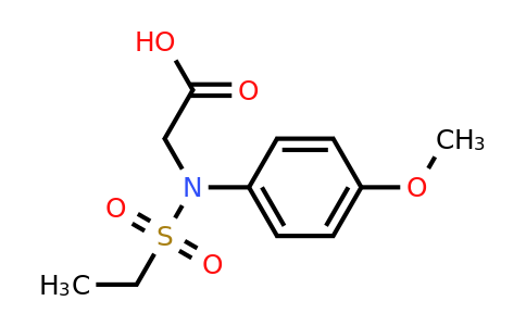 CAS 346431-37-6 | 2-(N-(4-Methoxyphenyl)ethylsulfonamido)acetic acid